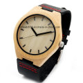 Best Japan Movement Montres en bois en bambou pour hommes